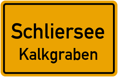 Straßenverzeichnis Schliersee Kalkgraben