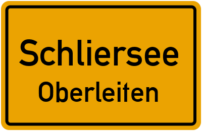 Straßenverzeichnis Schliersee Oberleiten
