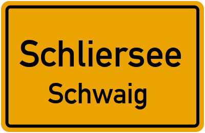 Straßenverzeichnis Schliersee Schwaig