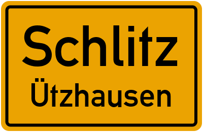 Straßenverzeichnis Schlitz Ützhausen