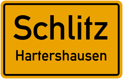 Straßenverzeichnis Schlitz Hartershausen
