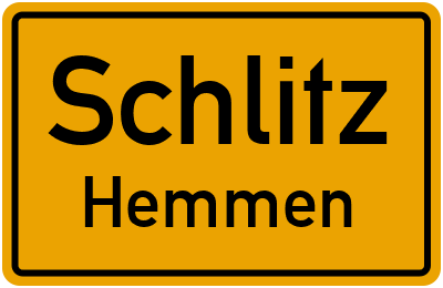 Straßenverzeichnis Schlitz Hemmen