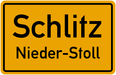 Straßenverzeichnis Schlitz Nieder-Stoll
