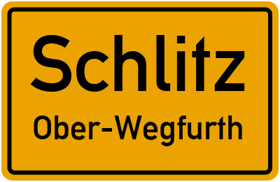 Straßenverzeichnis Schlitz Ober-Wegfurth