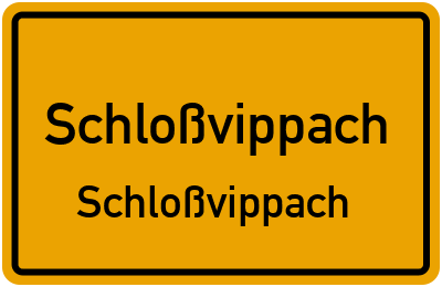 Straßenverzeichnis Schloßvippach Schloßvippach