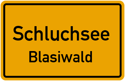 Straßenverzeichnis Schluchsee Blasiwald