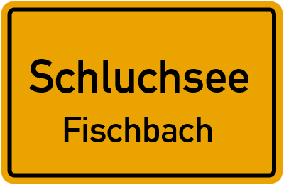 Straßenverzeichnis Schluchsee Fischbach