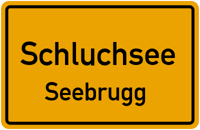 Straßenverzeichnis Schluchsee Seebrugg