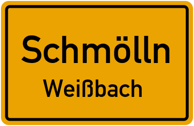 Straßenverzeichnis Schmölln Weißbach
