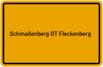 Branchenbuch Schmallenberg OT Fleckenberg, Nordrhein-Westfalen