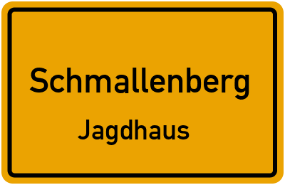Straßenverzeichnis Schmallenberg Jagdhaus