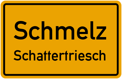 Straßenverzeichnis Schmelz Schattertriesch