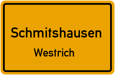 Straßenverzeichnis Schmitshausen Westrich