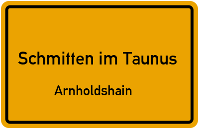 Straßenverzeichnis Schmitten im Taunus Arnholdshain