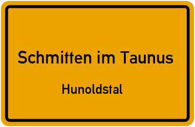 Straßenverzeichnis Schmitten im Taunus Hunoldstal