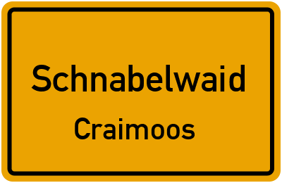 Straßenverzeichnis Schnabelwaid Craimoos