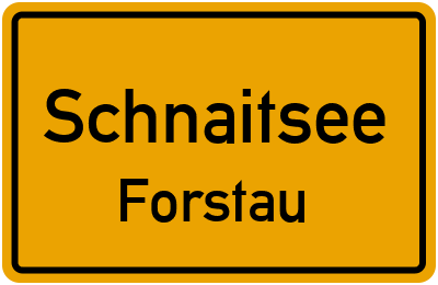 Straßenverzeichnis Schnaitsee Forstau