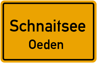 Straßenverzeichnis Schnaitsee Oeden