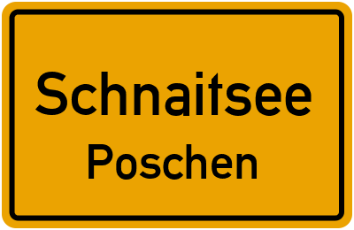 Straßenverzeichnis Schnaitsee Poschen