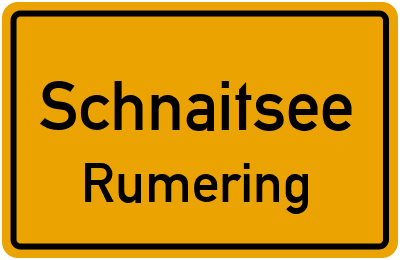 Straßenverzeichnis Schnaitsee Rumering