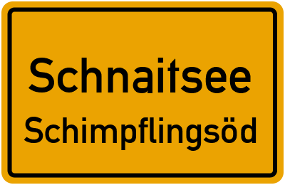Straßenverzeichnis Schnaitsee Schimpflingsöd