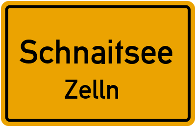 Straßenverzeichnis Schnaitsee Zelln
