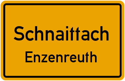 Ortsschild Schnaittach Enzenreuth