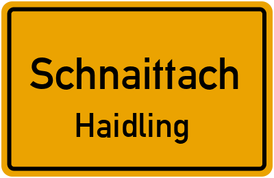 Straßenverzeichnis Schnaittach Haidling