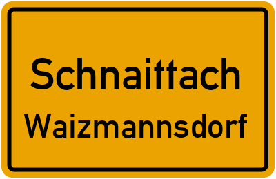 Straßenverzeichnis Schnaittach Waizmannsdorf