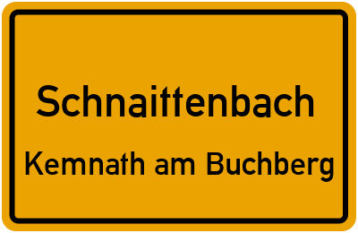 Straßenverzeichnis Schnaittenbach Kemnath am Buchberg