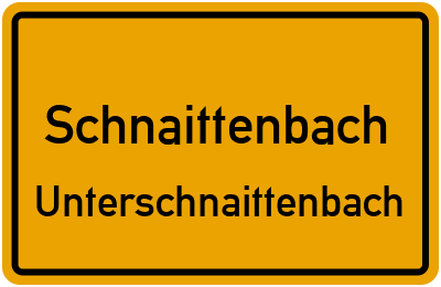 Straßenverzeichnis Schnaittenbach Unterschnaittenbach