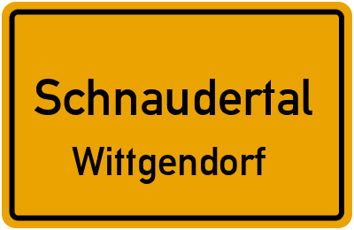 Straßenverzeichnis Schnaudertal Wittgendorf