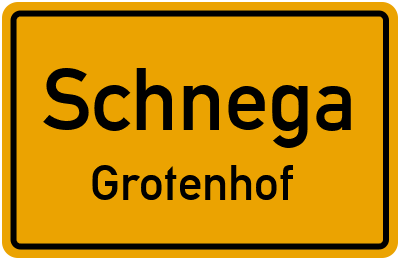 Straßenverzeichnis Schnega Grotenhof
