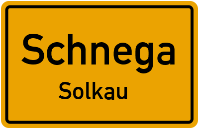 Straßenverzeichnis Schnega Solkau