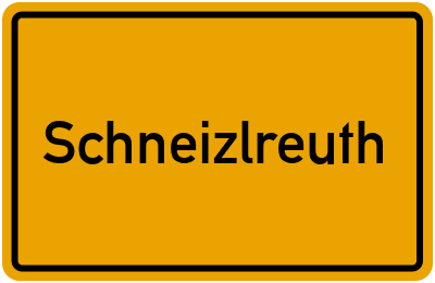 Ortsschild von Schneizlreuth in Bayern