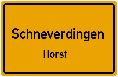 Straßenverzeichnis Schneverdingen Horst