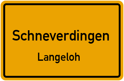 Straßenverzeichnis Schneverdingen Langeloh