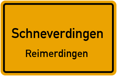 Straßenverzeichnis Schneverdingen Reimerdingen