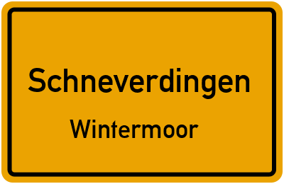 Straßenverzeichnis Schneverdingen Wintermoor