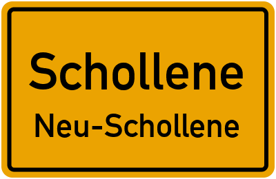 Straßenverzeichnis Schollene Neu-Schollene