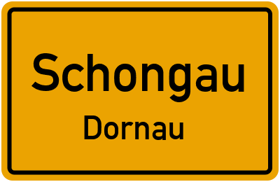 Straßenverzeichnis Schongau Dornau