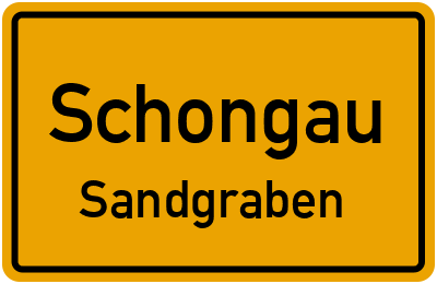 Straßenverzeichnis Schongau Sandgraben