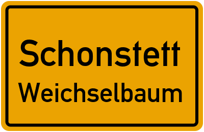 Straßenverzeichnis Schonstett Weichselbaum
