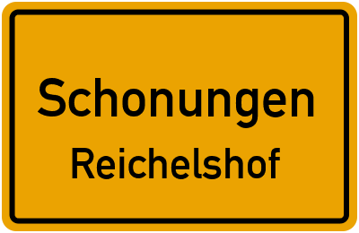 Straßenverzeichnis Schonungen Reichelshof