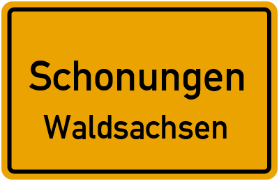Straßenverzeichnis Schonungen Waldsachsen