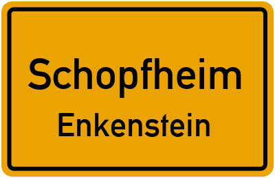 Straßenverzeichnis Schopfheim Enkenstein