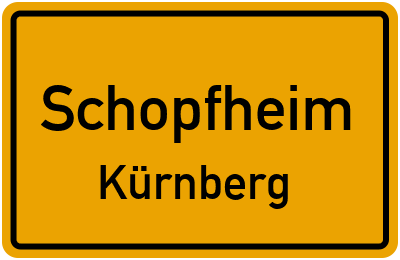 Straßenverzeichnis Schopfheim Kürnberg