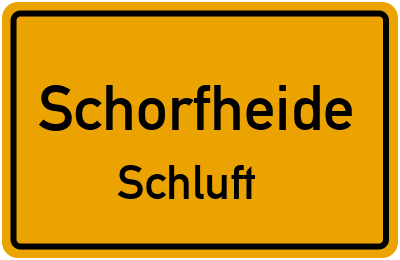 Straßenverzeichnis Schorfheide Schluft
