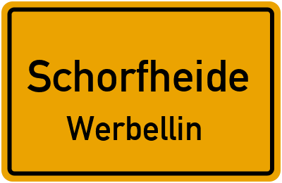 Straßenverzeichnis Schorfheide Werbellin
