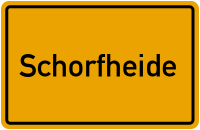 Branchenbuch Schorfheide, Brandenburg